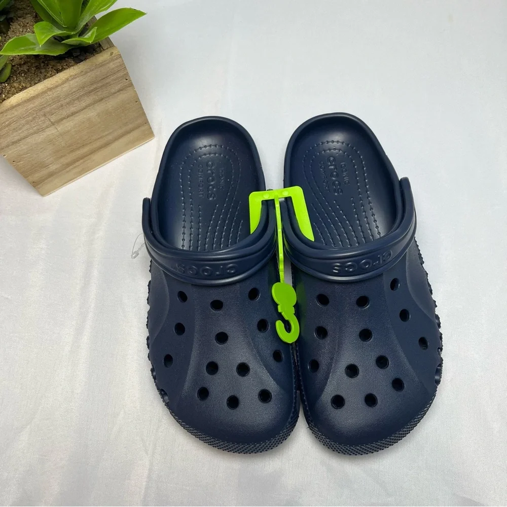 CROCS Baya Clog Navy Shoes J 6 Unisex